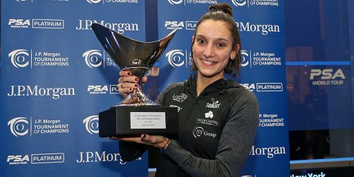 Our sponsor Camille SERME wins the Squash Champions Tournament