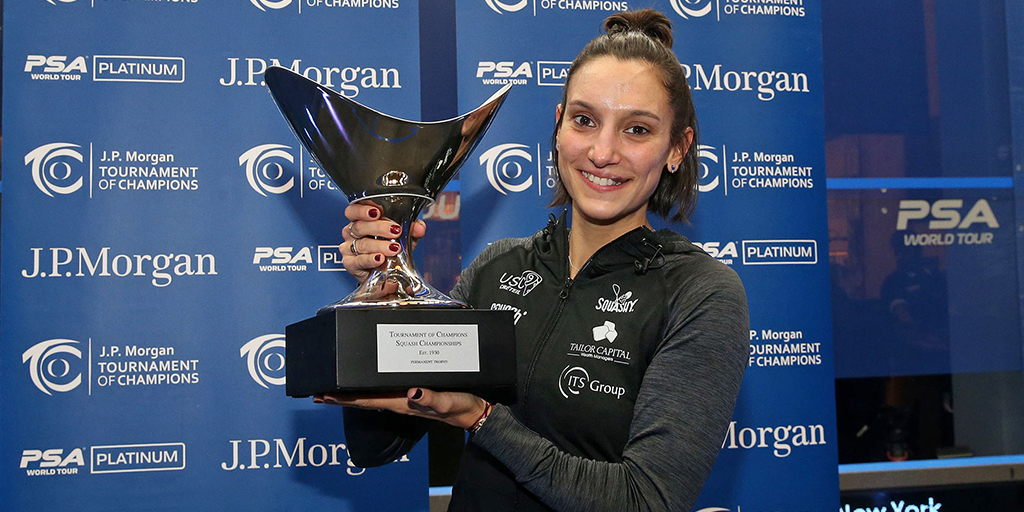 Notre sponsor Camille SERME remporte le Tournoi des Champions de squash