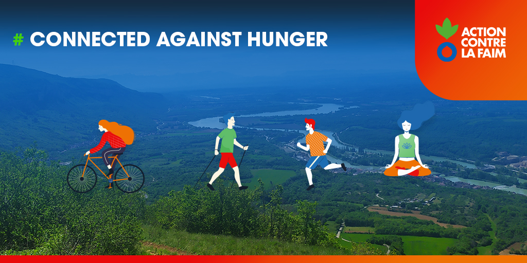 Participation in Action Against Hunger's connected challenge