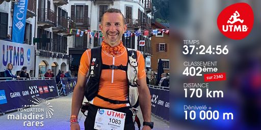 ITS Group supports the Rare Diseases Foundation through the challenge of one of its employees: the UTMB