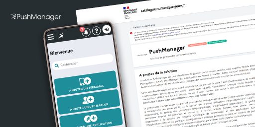 PushManager, ITS Ibelem's EMM solution, listed on GouvTech, the government's digital catalogue