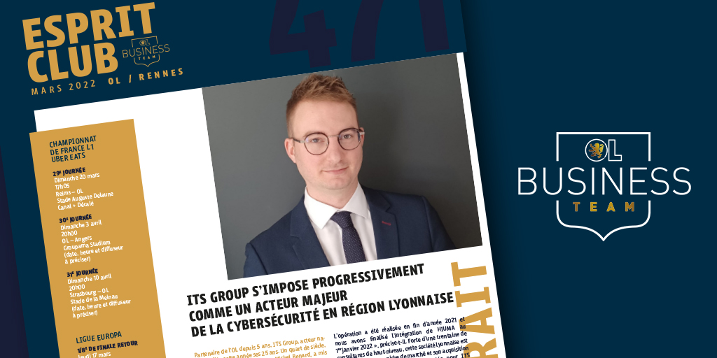[Press] ITS Group is gradually establishing itself as a major cybersecurity player in the Lyon region